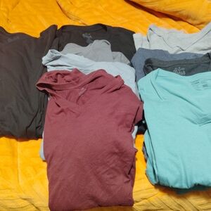 Men's Fresh Clean Tees Short Sleeve Tees - Assorted Colors (Lot Of 9)